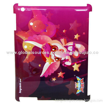 PC + IML Case for iPad 2/3/4 with Attractive Pattern, Customized Orders Welcomed